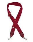 Solid Crimson Stadium Bag Strap