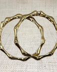 Gold Bamboo Bracelet Set