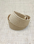Stretch Raffia Belt Band - Light