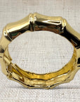 Gold Bamboo Bracelet