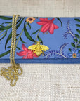 Gucci Blue Floral Scarf Crossbody II