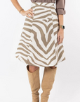 Frances Skirt - Zebra Print