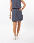 Emmy Set SKIRT ONLY- Navy Gingham