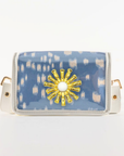 Petite Blue Les Touches Clear Stadium Bag with White Starburst