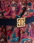 Belt Buckle - Square Greek Key