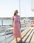 Emmy Skirt (Long) - Fish Applique