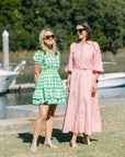 Lyla Dress - Pink on Pink Stripe