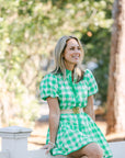 Jana Dress - Green Buffalo Check