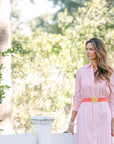 Harper Dress - Pink Stripe
