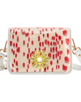 Red Les Touches Clear Stadium Bag with White Starburst