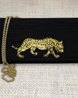 Ruth Crossbody Clutch with Leopard