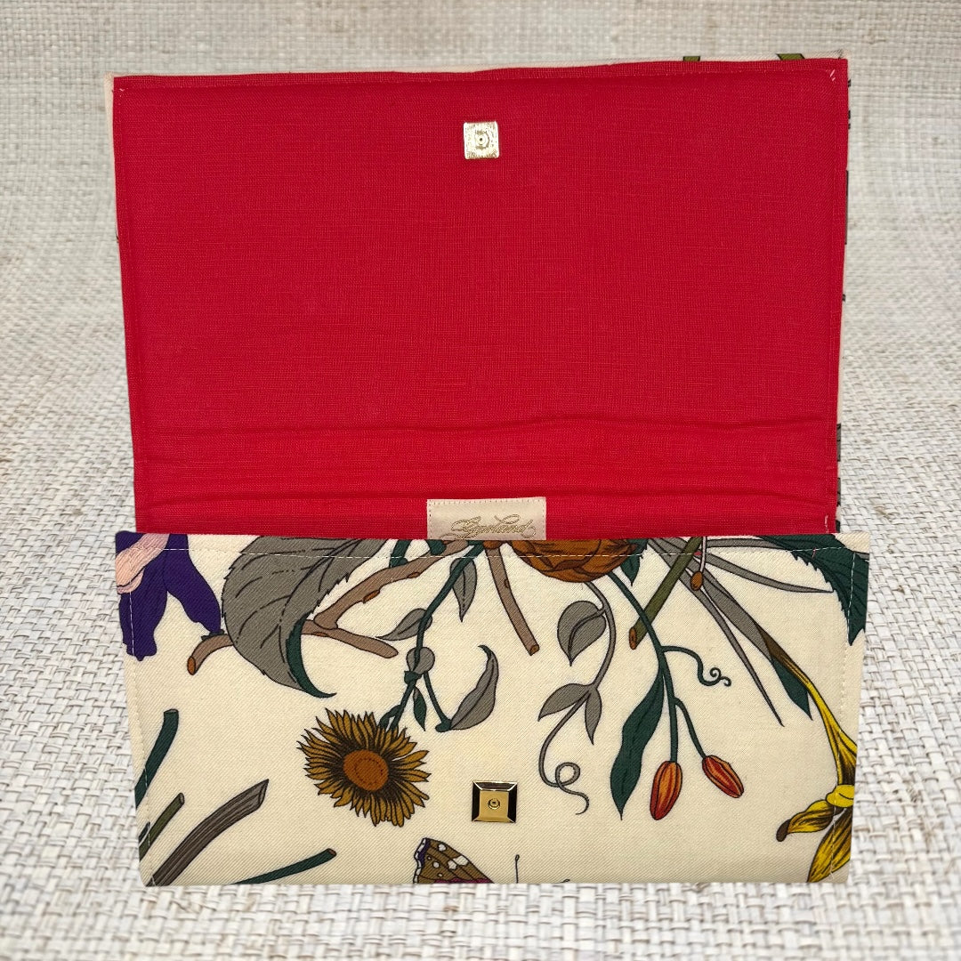 Gucci Floral Scarf Clutch II