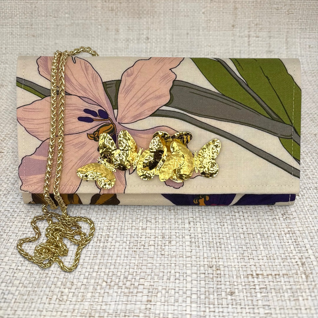 Gucci Floral Crossbody Clutch