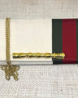 Gucci Stripe Crossbody Clutch