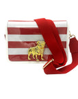 Solid Red Stadium Bag Strap