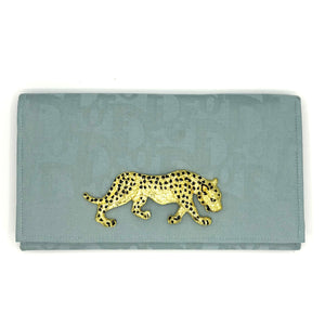 Blue Logo Scarf Clutch