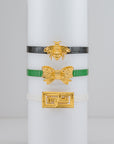 Thin Black Leather Belt