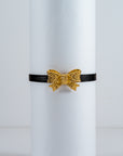 Thin Black Leather Belt
