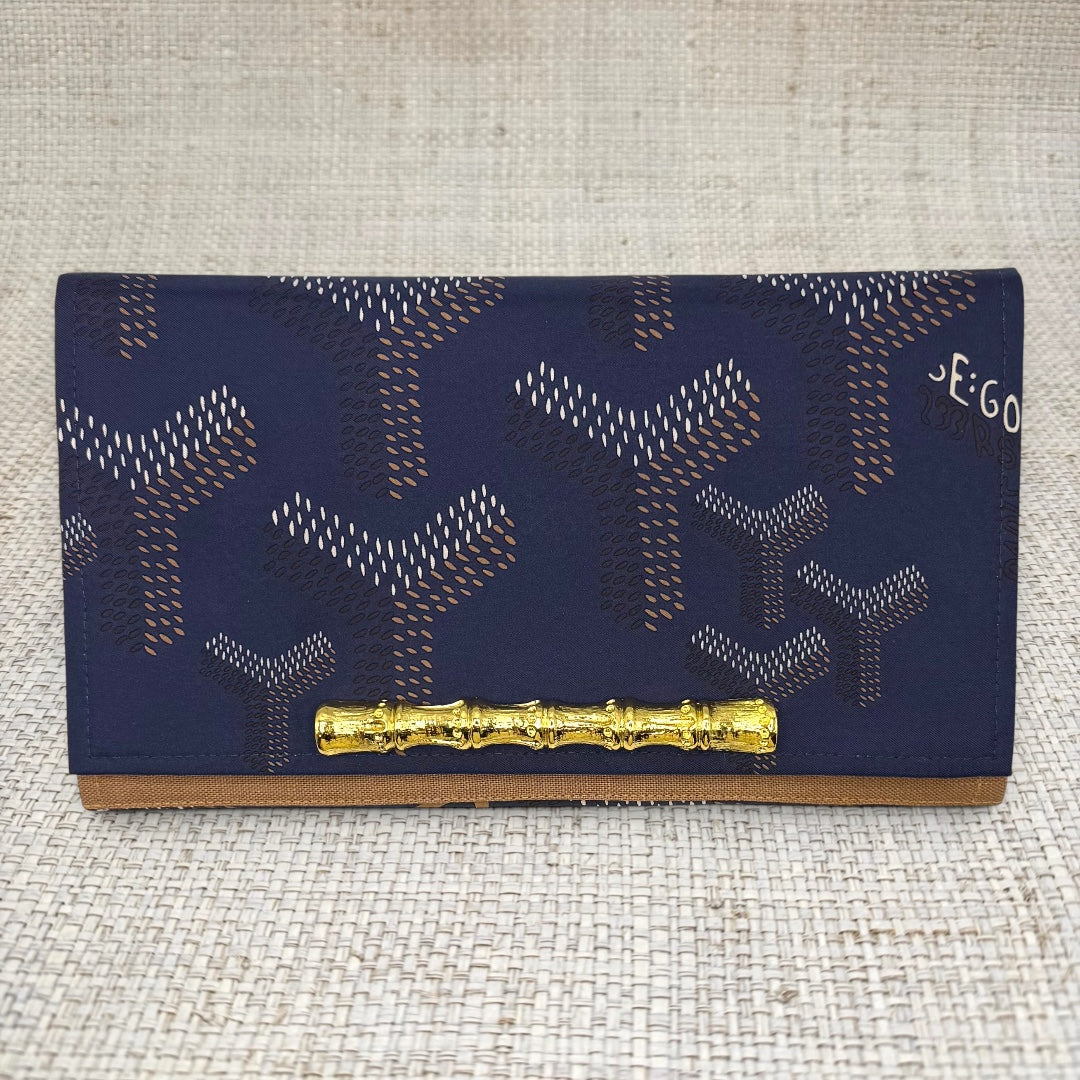 Goyard Navy Scarf Clutch II