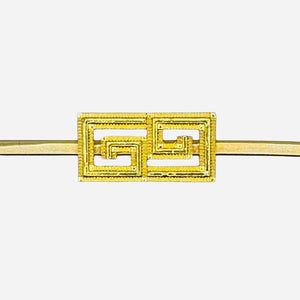 Greek Key Stretch Metal Belt Set