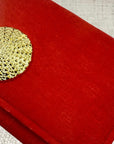 Red Gucci Scarf Crossbody Clutch
