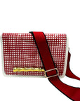 Red with Black Lining Stadium Bag Strap