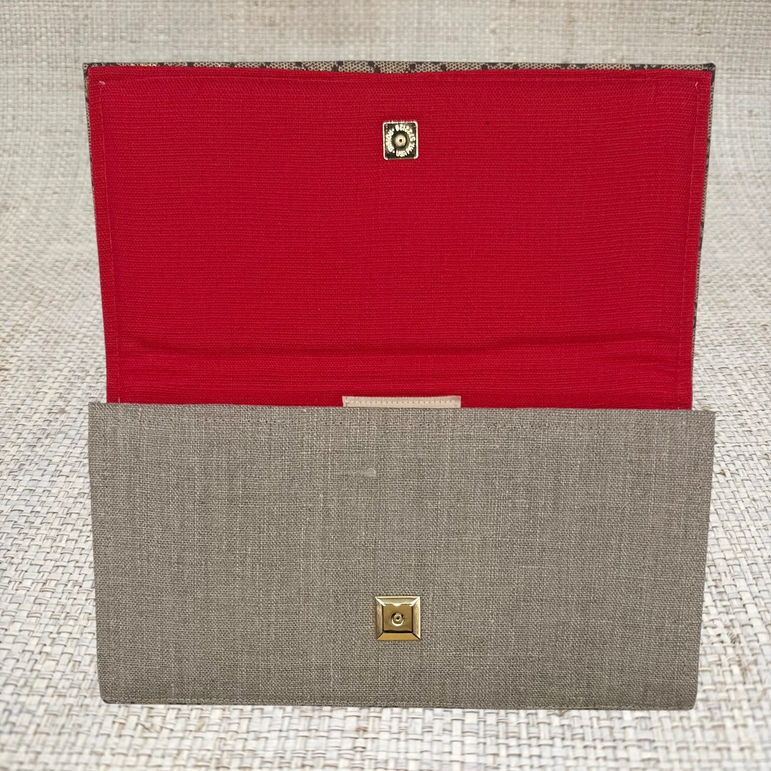 Gucci Metallic Bee Crossbody Clutch