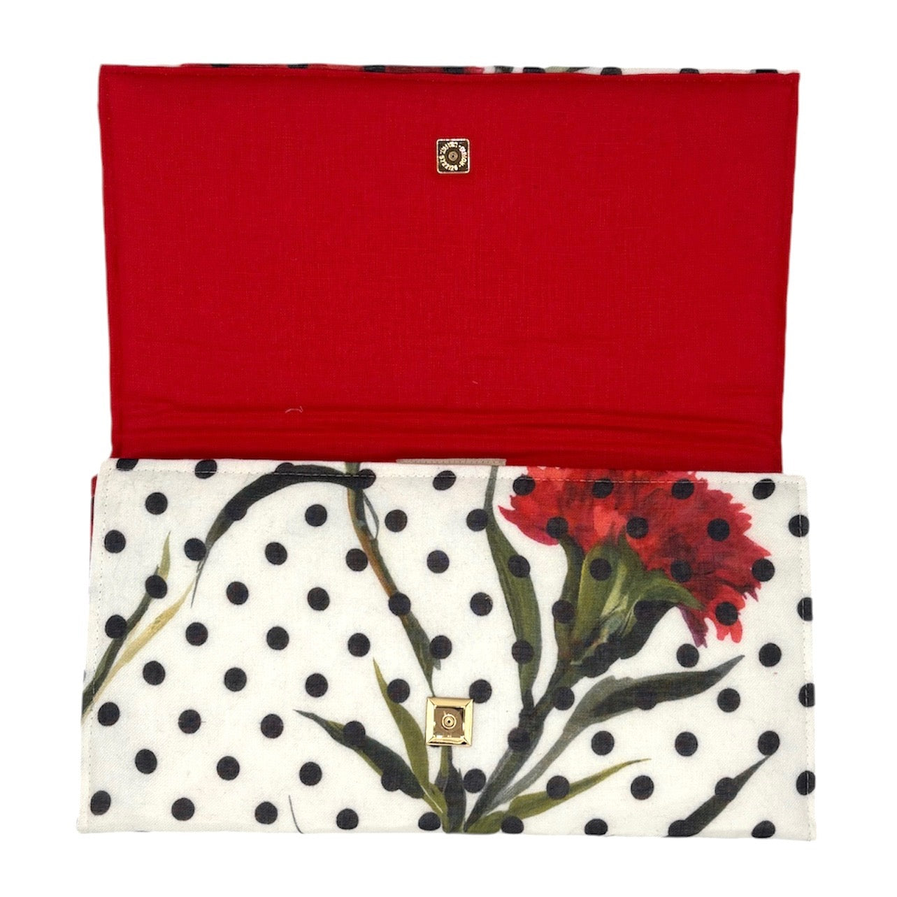 Dolce and Gabbana Polka Dot Scarf Clutch III