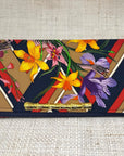 Gucci Navy Floral Scarf Clutch