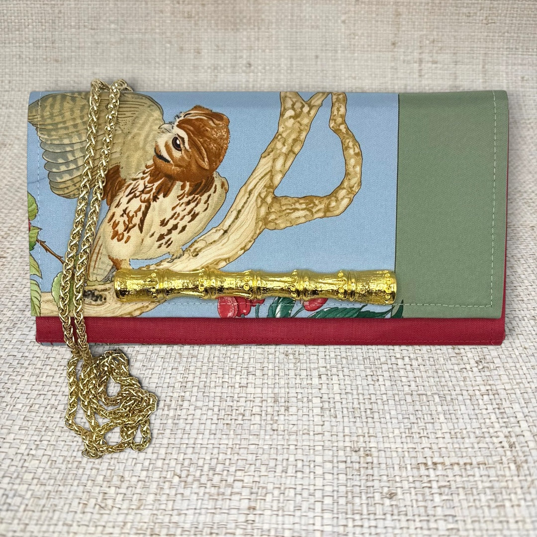 Hermes Bird Scarf Crossbody Clutch III