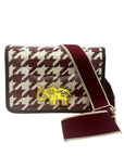 Crimson and Ivory Stadium Bag Strap