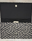 Gucci Black Geometric Scarf Clutch II