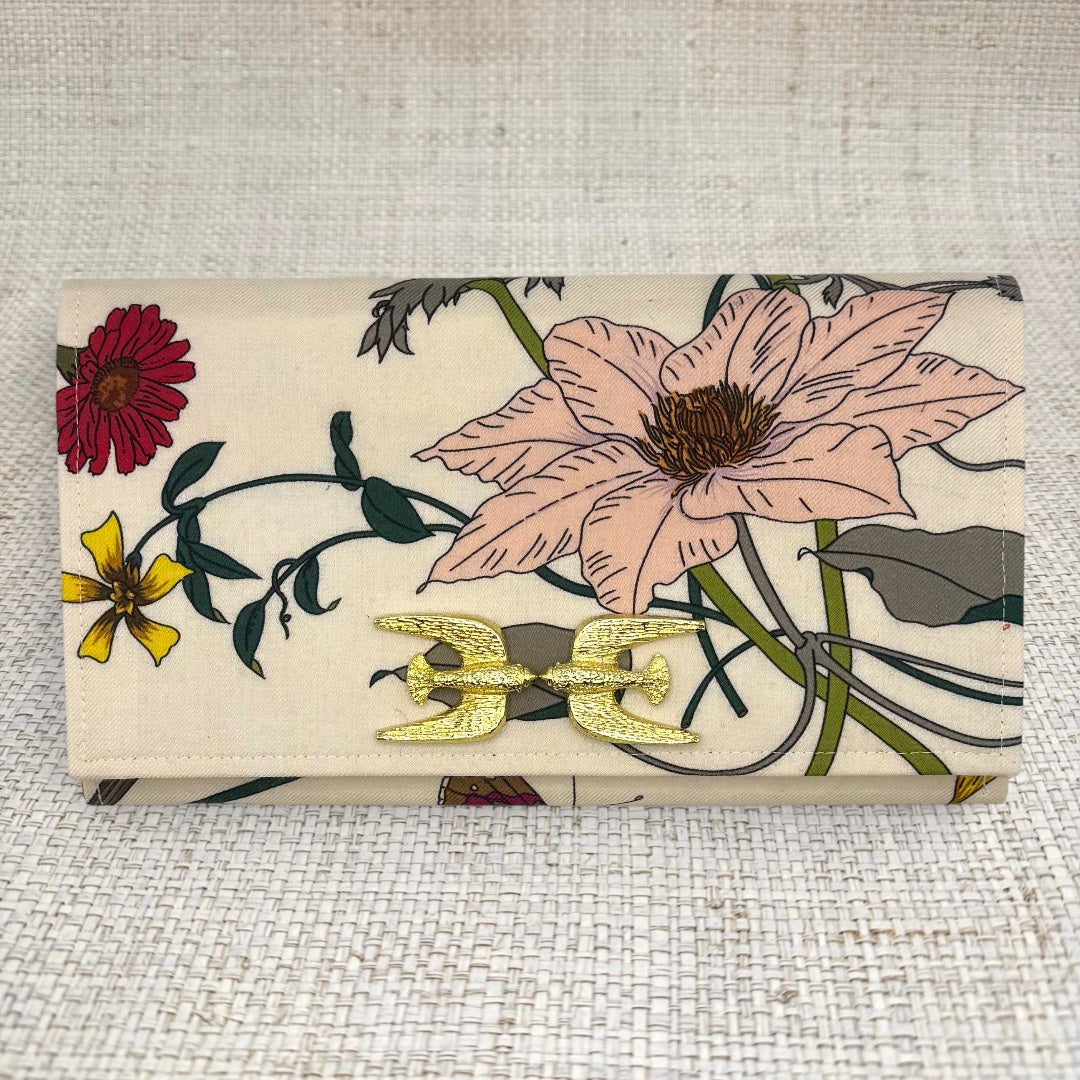 Gucci Floral Scarf Clutch II