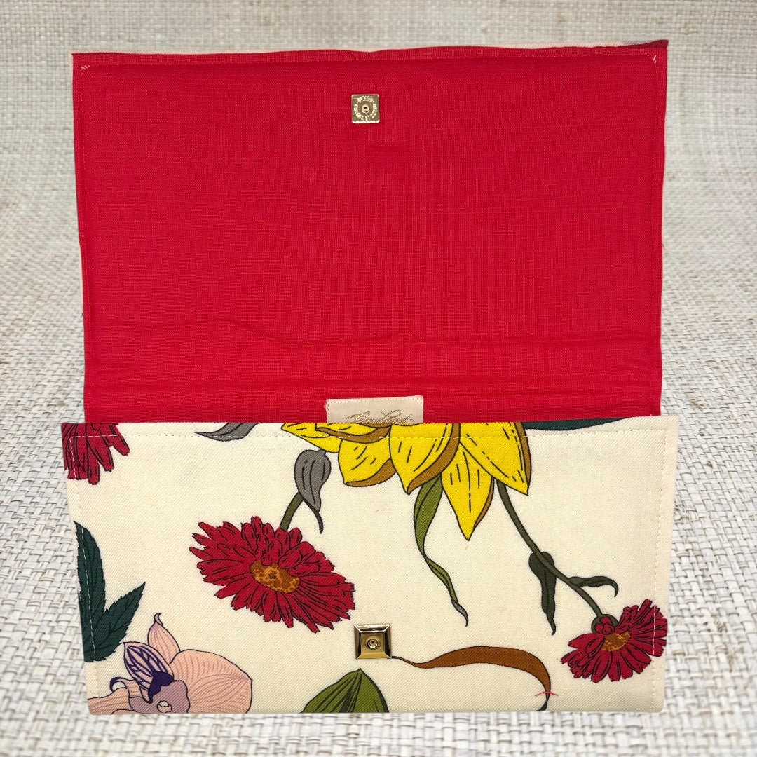 Gucci Floral Scarf Clutch