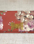 Gucci Fall Floral Scarf Clutch II