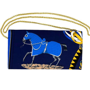 Hermès Navy Equestrian Crossbody