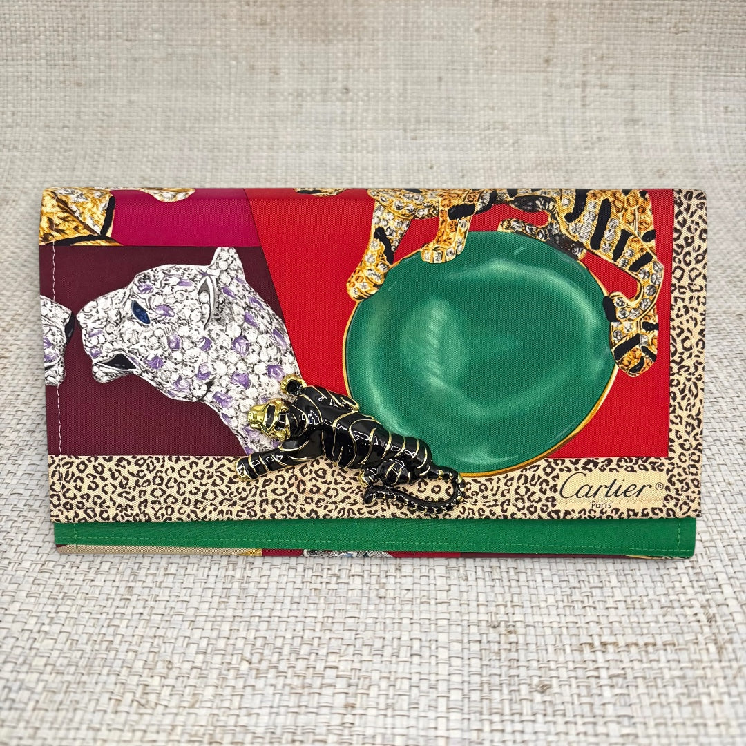 Cartier Jeweled Scarf Clutch