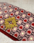 Gucci Heart / Stars Scarf Clutch