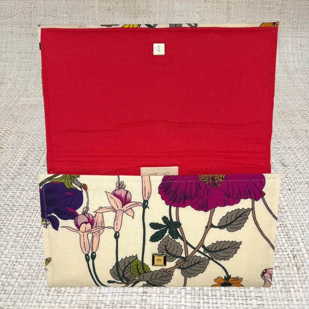 Gucci Floral Scarf Clutch III