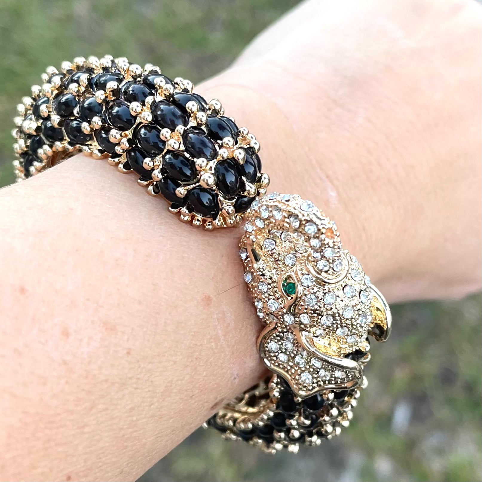 Leopard bracelet gold online