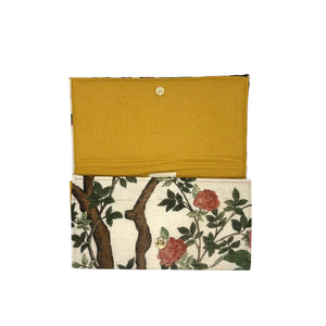 Gucci Soft Pink Floral Scarf Clutch