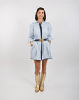 Jana Dress - Blue Stripe