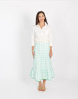 Addie Skirt - Blue Buffalo Check
