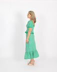 Addie Skirt - Green Cane