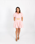 Jana Dress - Pink Stripe