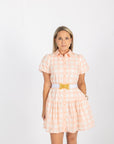 Jana Dress - Pink Buffalo Check