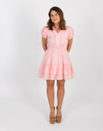 Lindsay Dress - Pink Stripe