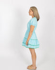 Lindsay Dress - Solid Blue