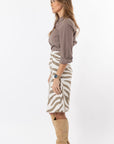 Frances Skirt - Zebra Print