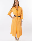 Harper Dress - Orange Stripe
